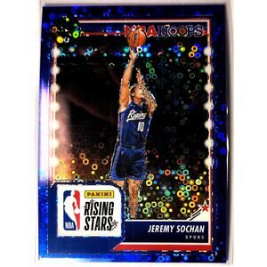 2023-24 NBA Hoops Premium Stock Rising Stars JEREMY SOCHAN #296 Blue Disco 58/99